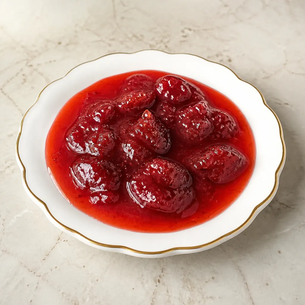 Hausgemachte Erdbeermarmelade