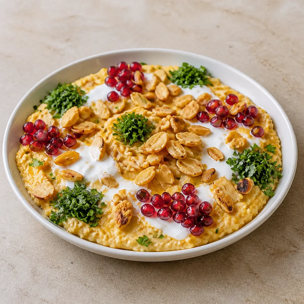 Pumpkin Mtabbal Fatteh