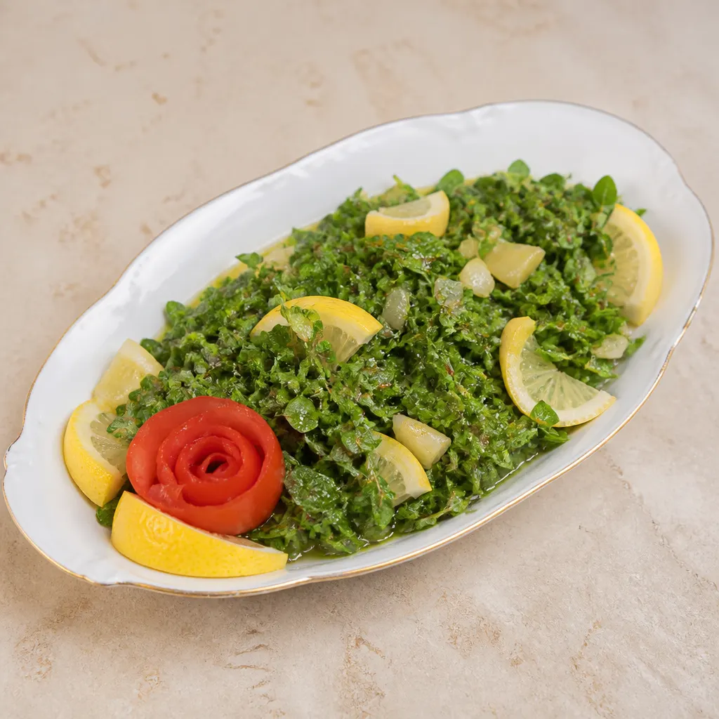 Verse tijmsalade (groene za'atar)