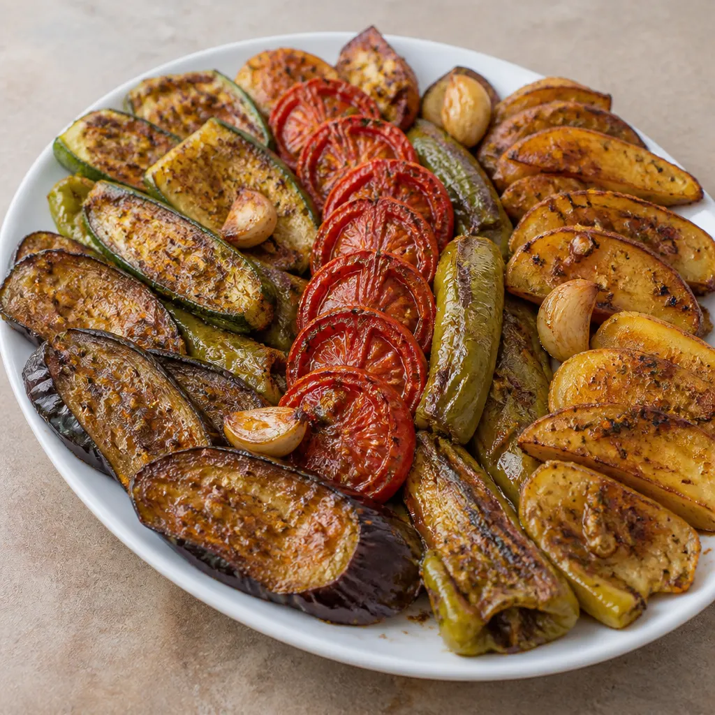 Oven-Roasted Mixed Vegetables