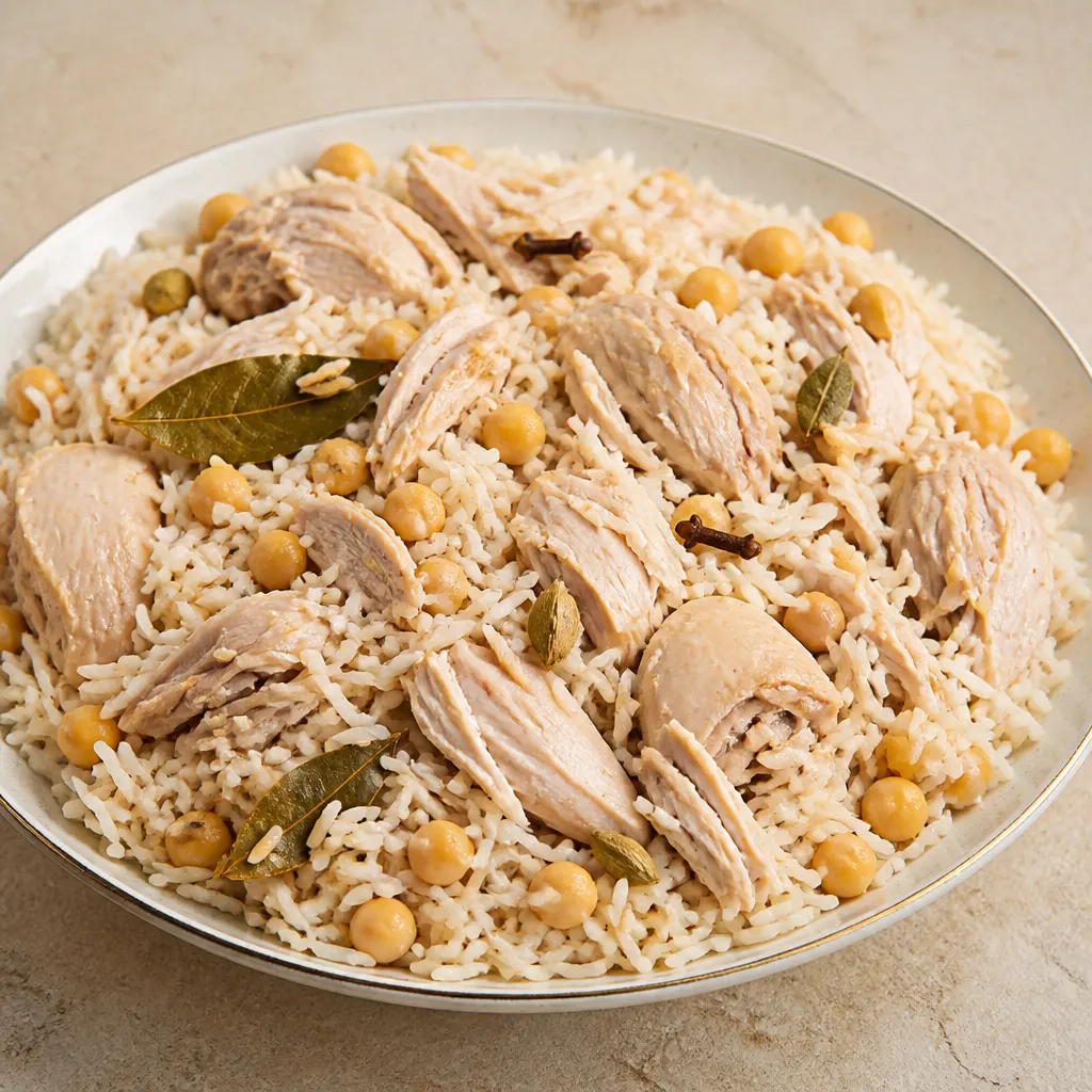 Rice with Chickpeas and Chicken