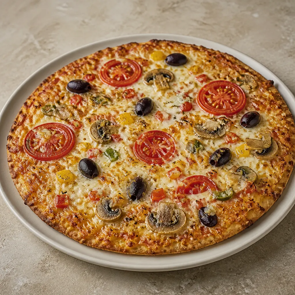 Blomkålsbottenpizza