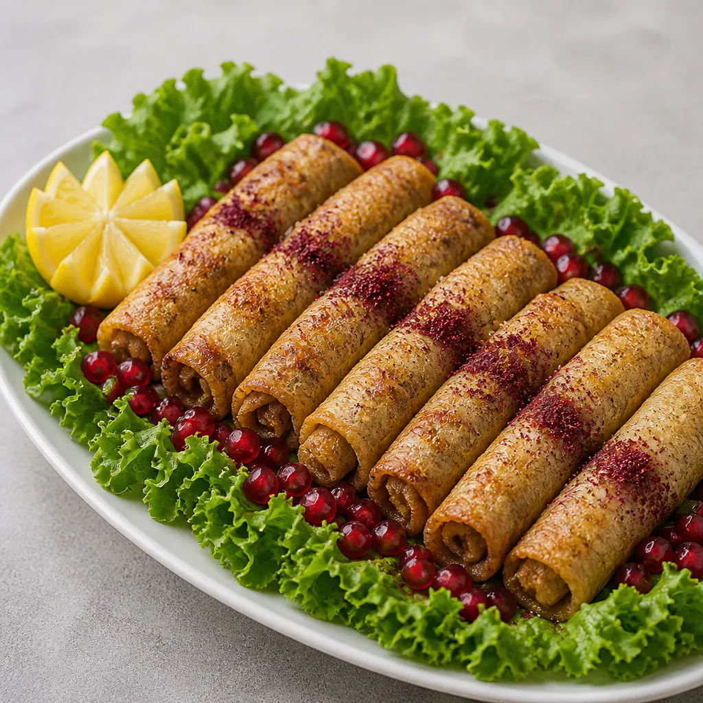لفائف المسخن بالدجاج
