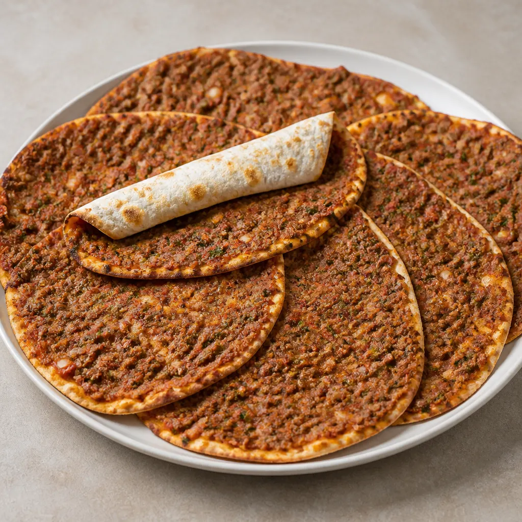 Pan-Fried Lahmacun