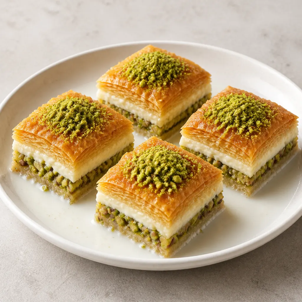 بقلاوة بالحليب