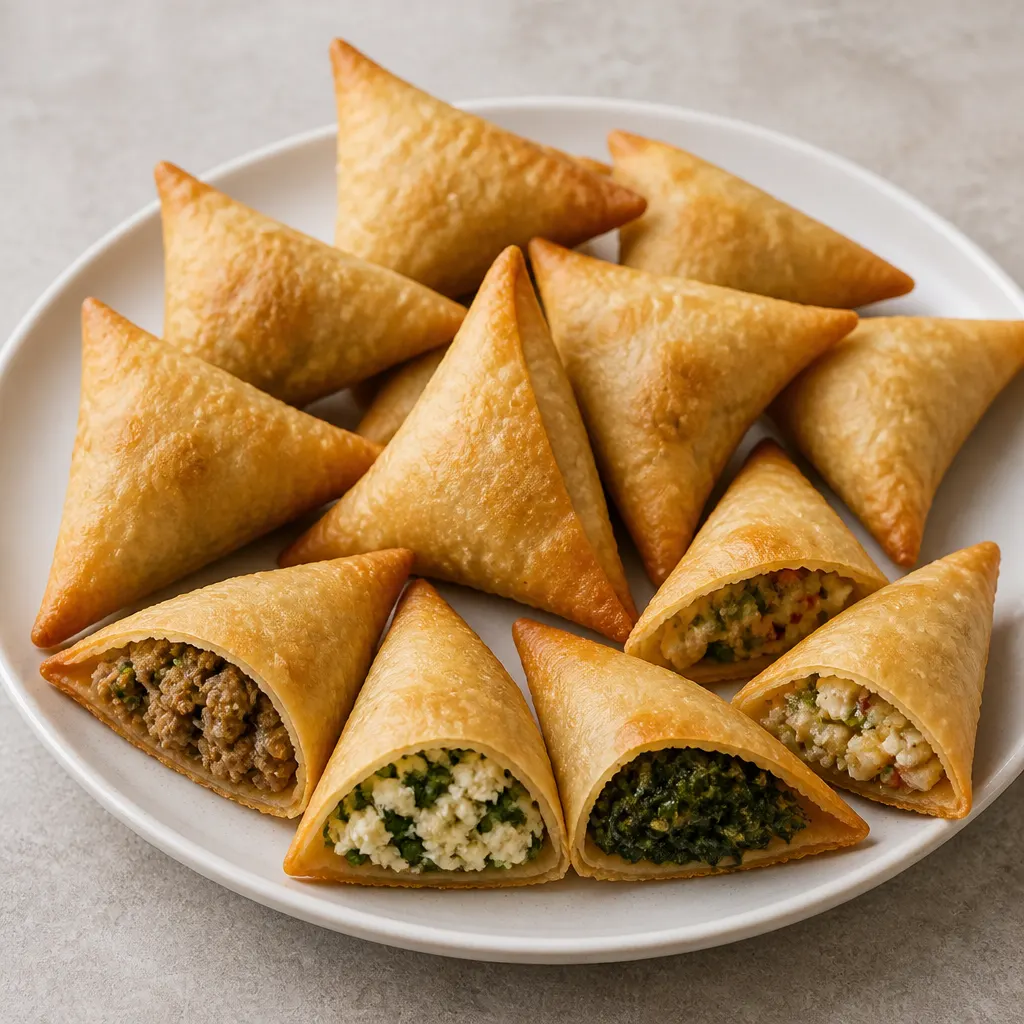 عجينة السنبوسك وحشواتها