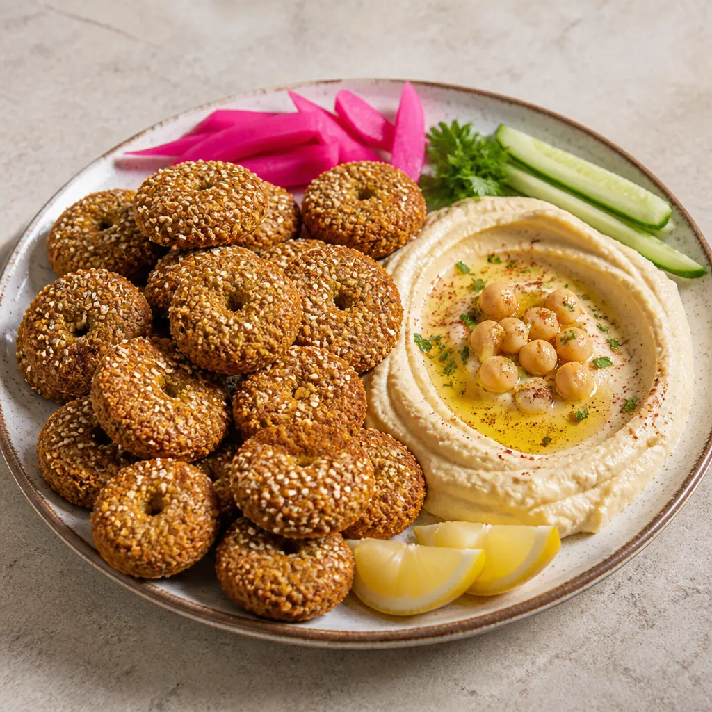 Falafel and Tahini Hummus