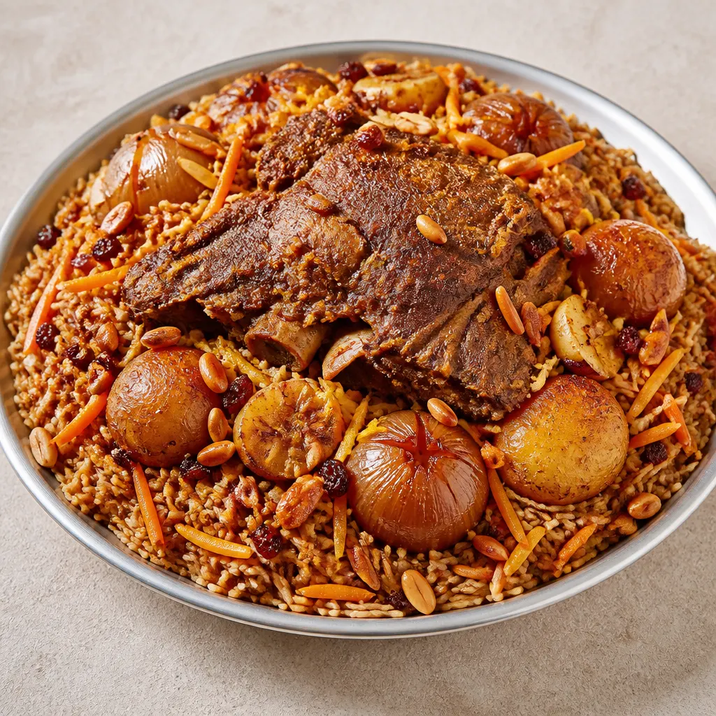 Irakischer Qouzi-Biryani