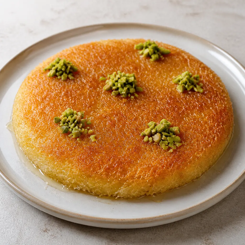 Baked or fried kunafa