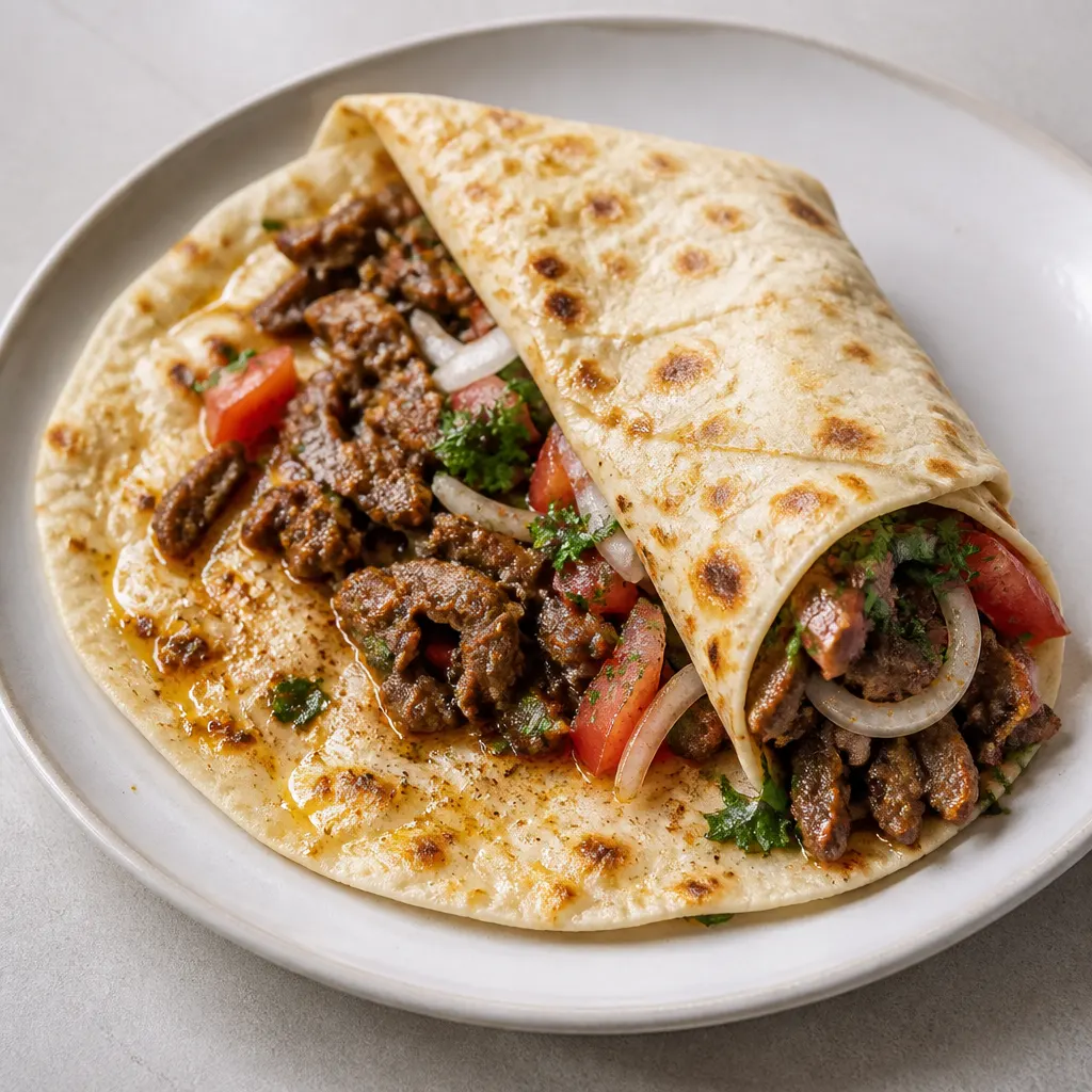 Tantuni with a Syrian Bread and Tortilla Alternative