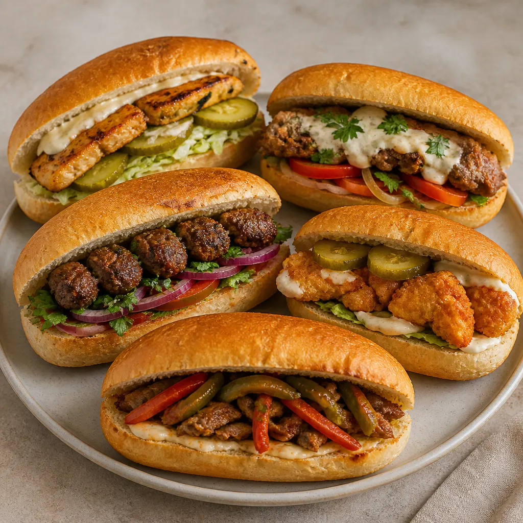 Fünf Lieblingssandwiches