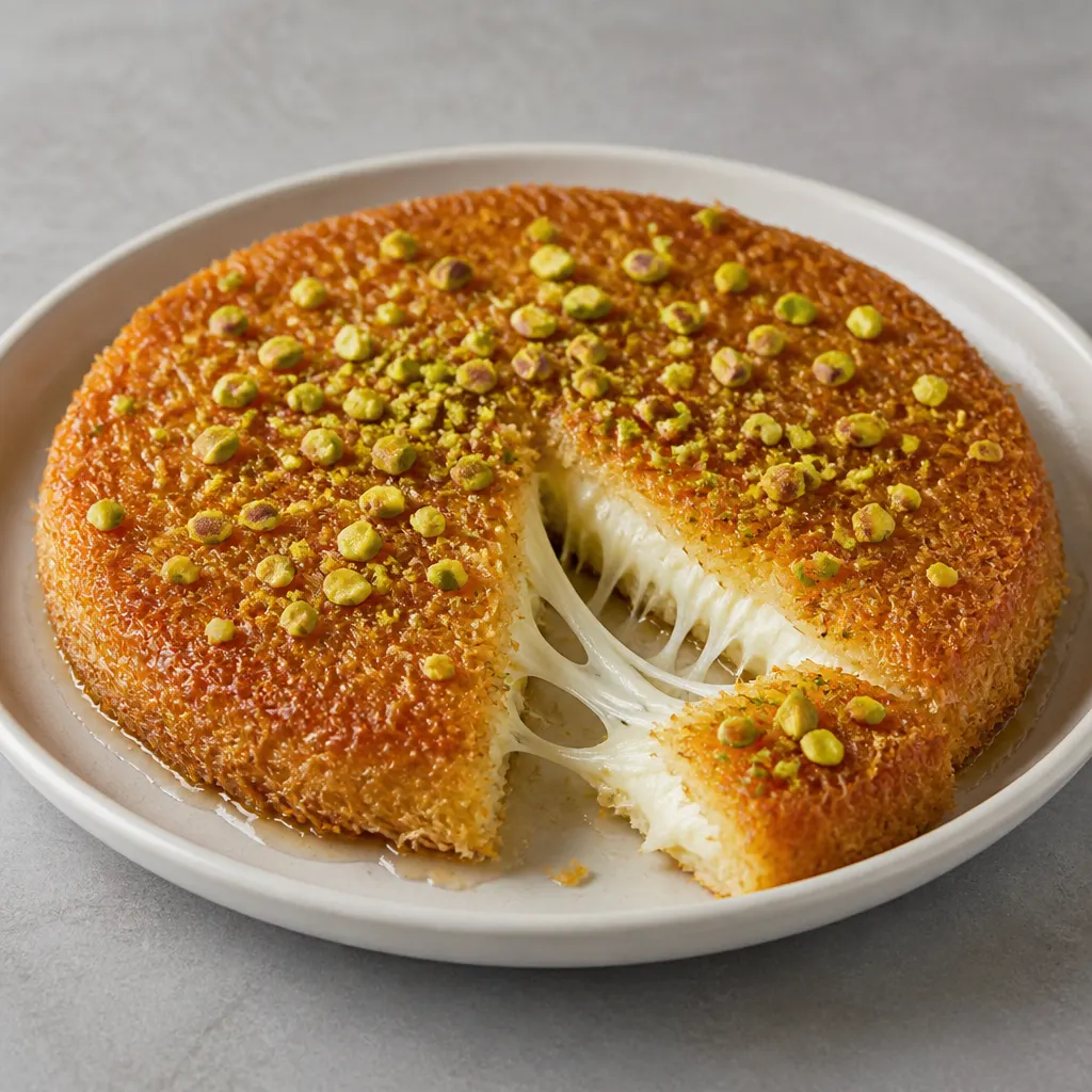 Nabulsi-Kunafa mit Käsefüllung
