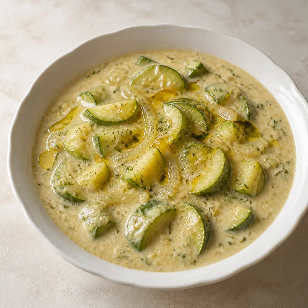 Zucchini-Joghurt-Eintopf