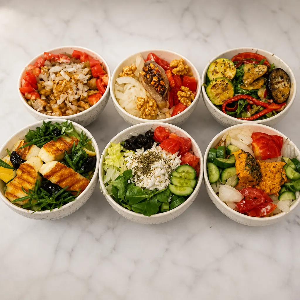 Sechs gesunde Salatrezepte