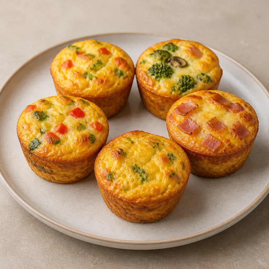 Five Budget Keto Lunchbox Recipes with Egg Cupcakes