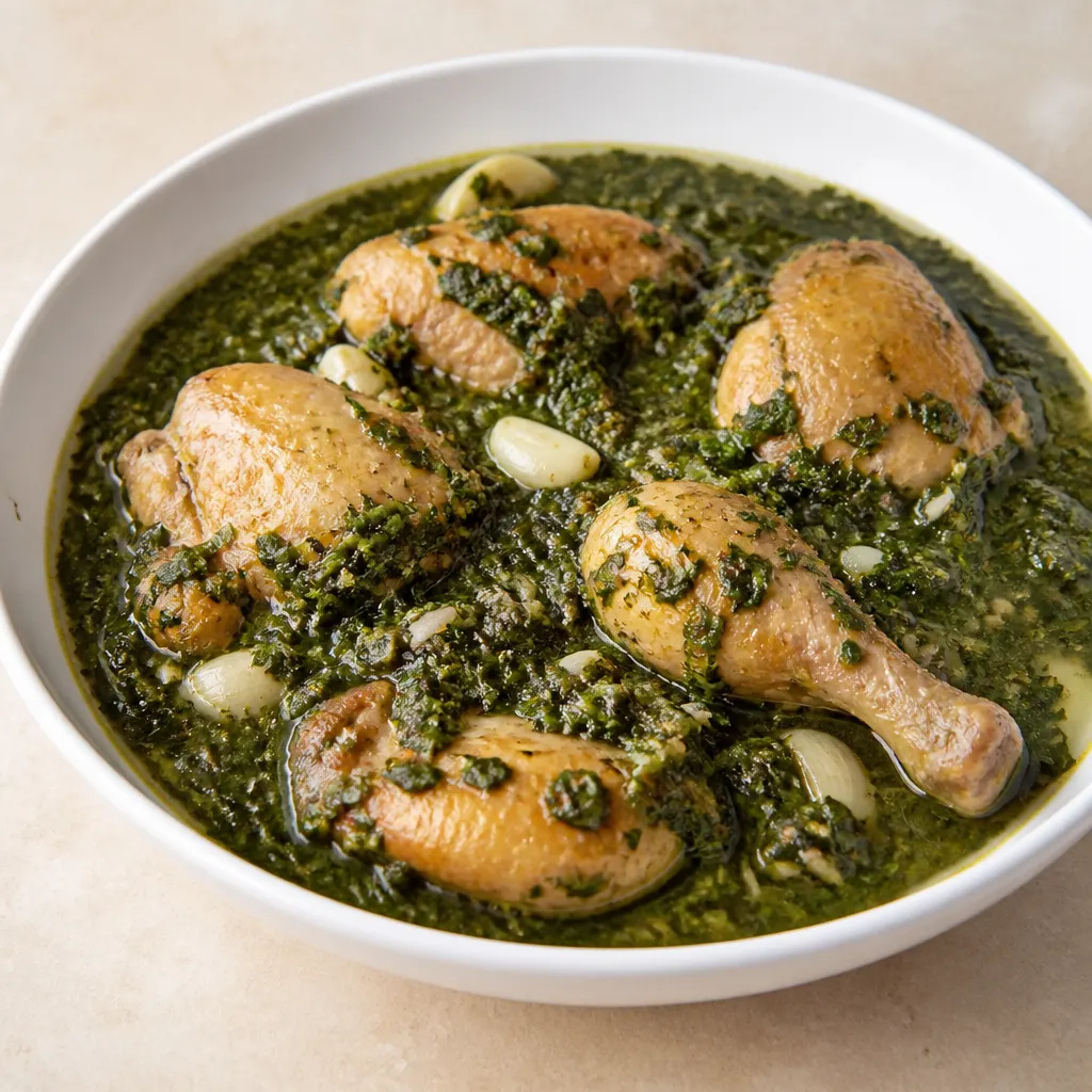 Molokhia mit Hähnchen