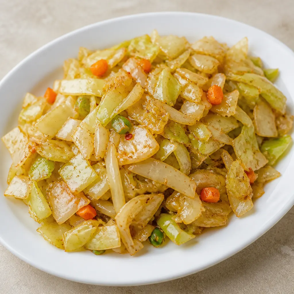 Cabbage Pan Fry
