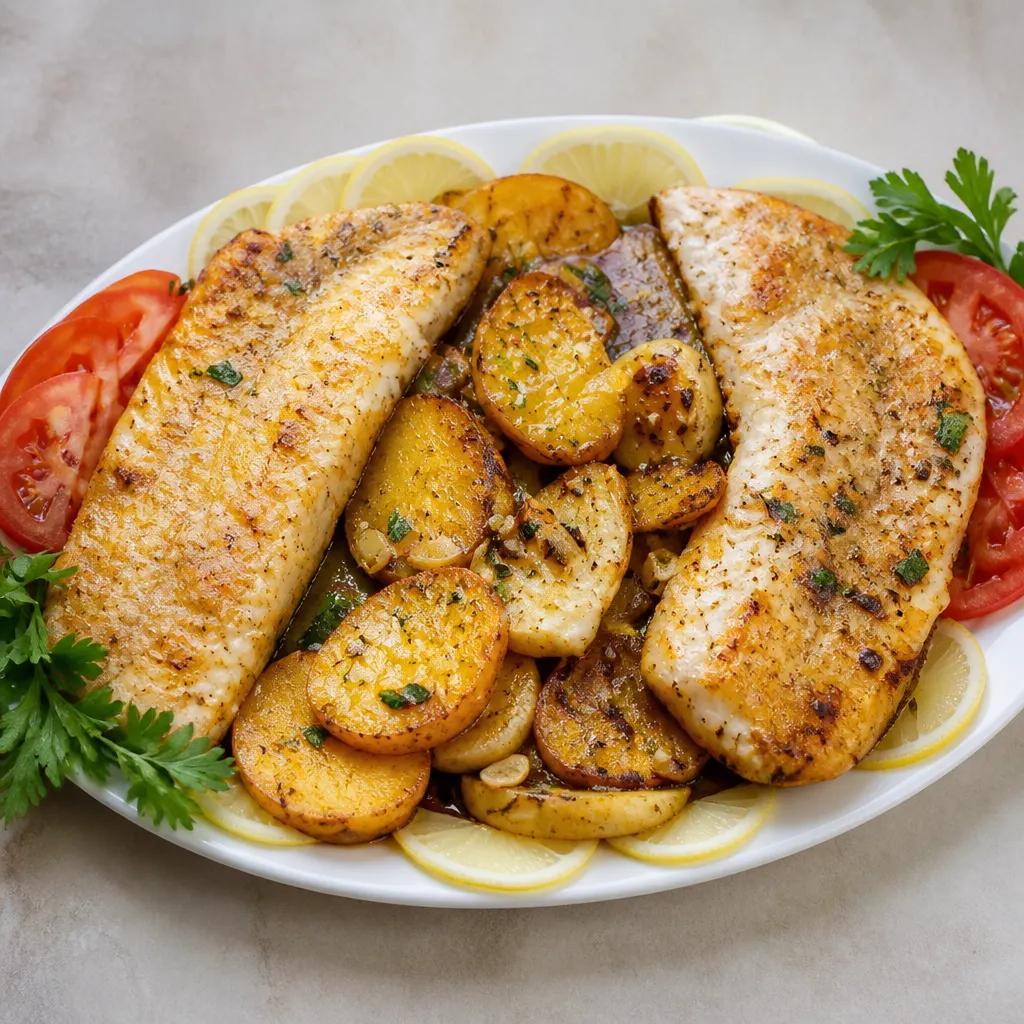 Fish Fillets with Potatoes