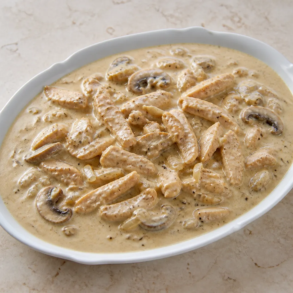 Stroganoff de poulet