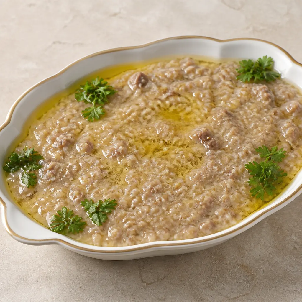 Tarwe-harissa met lamsvlees