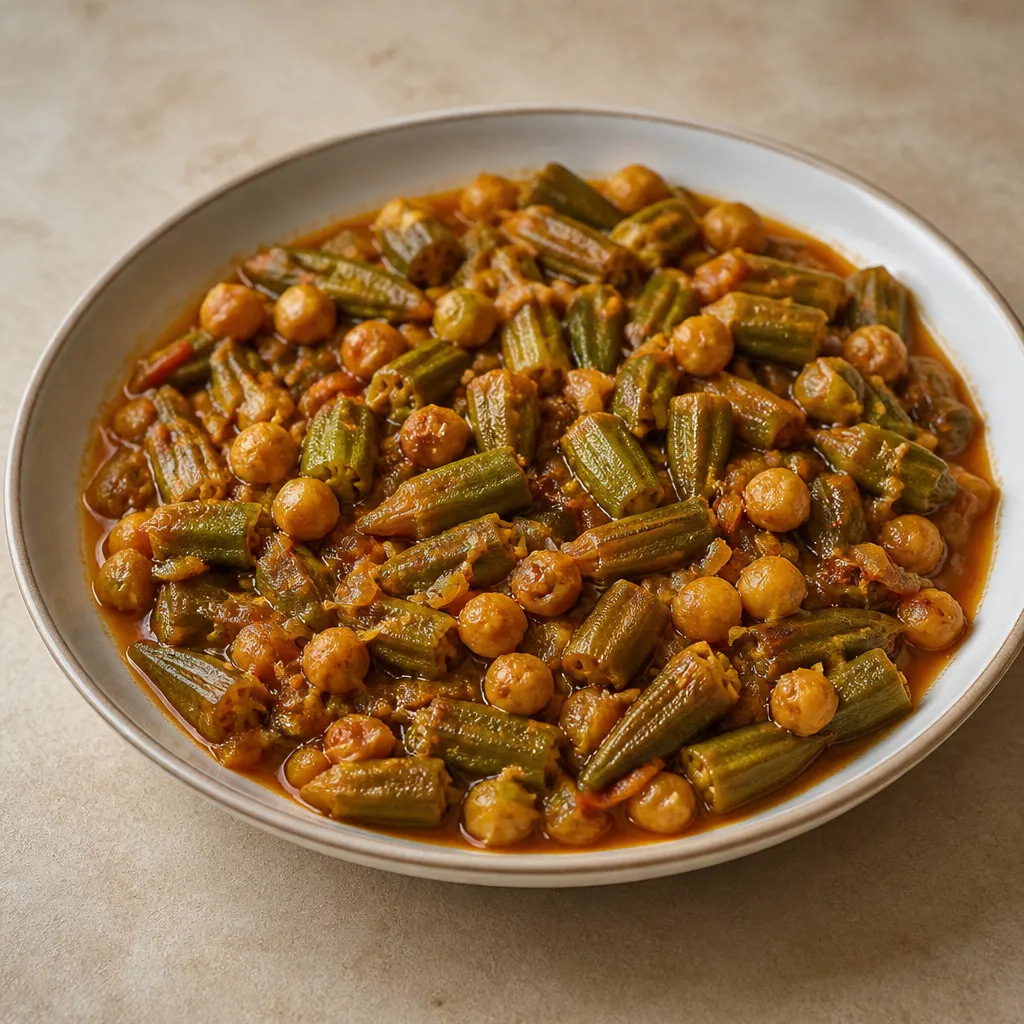 بامية بالزيت