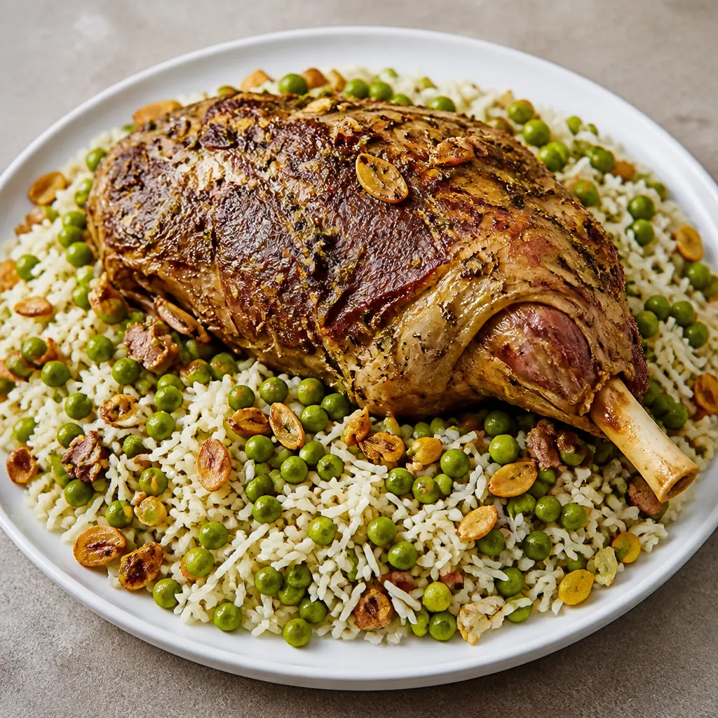 Oven-Roasted Lamb Leg