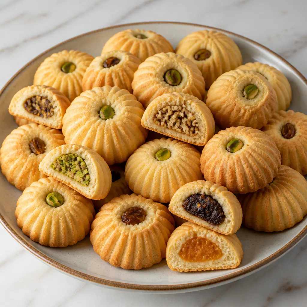 معمول العيد بحشوات مميزة