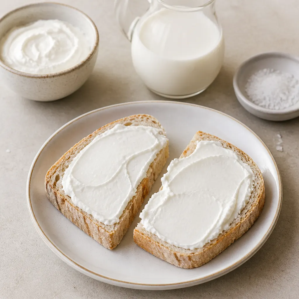 Frischkäse für Ramadan-Suhoor