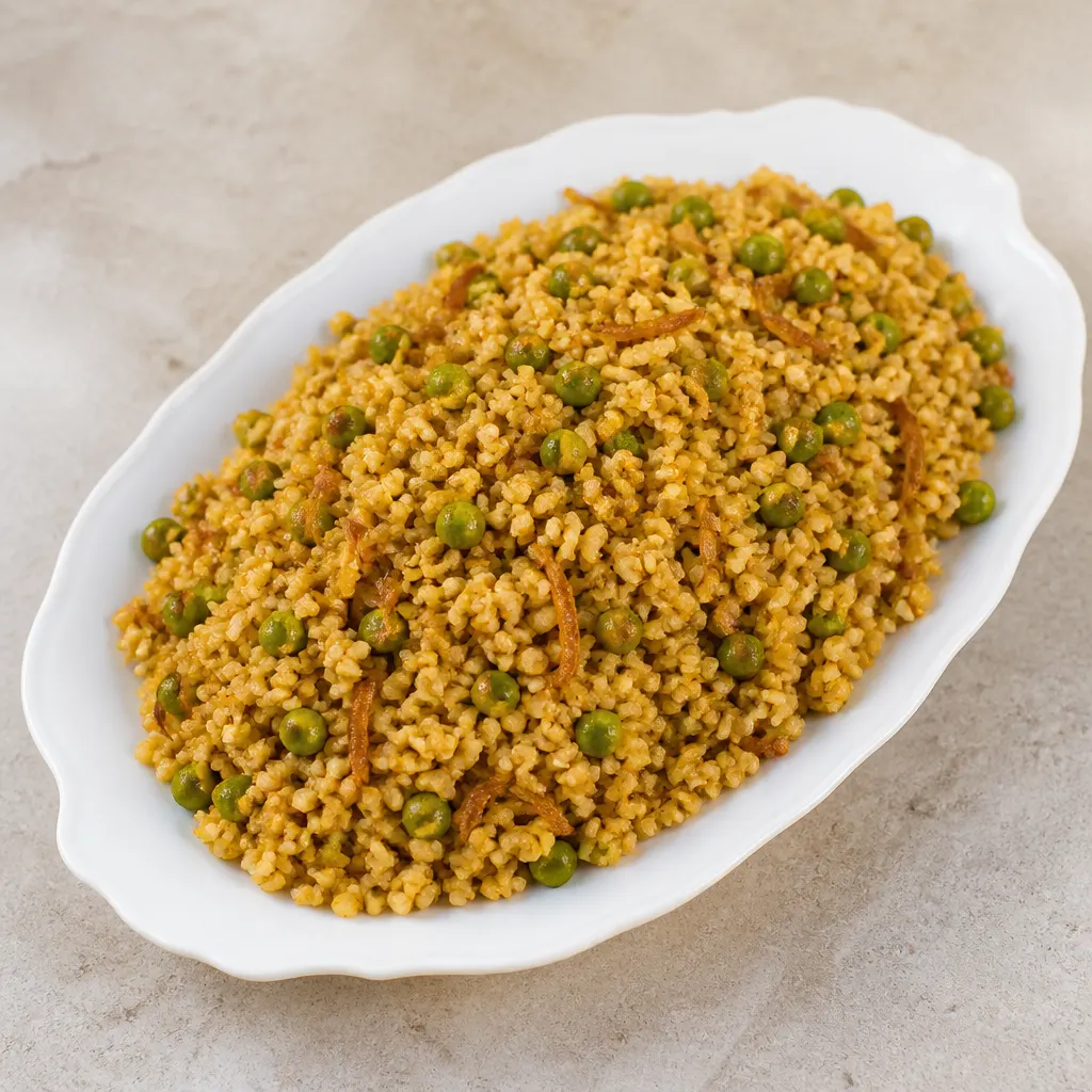Bulgur med ärtor