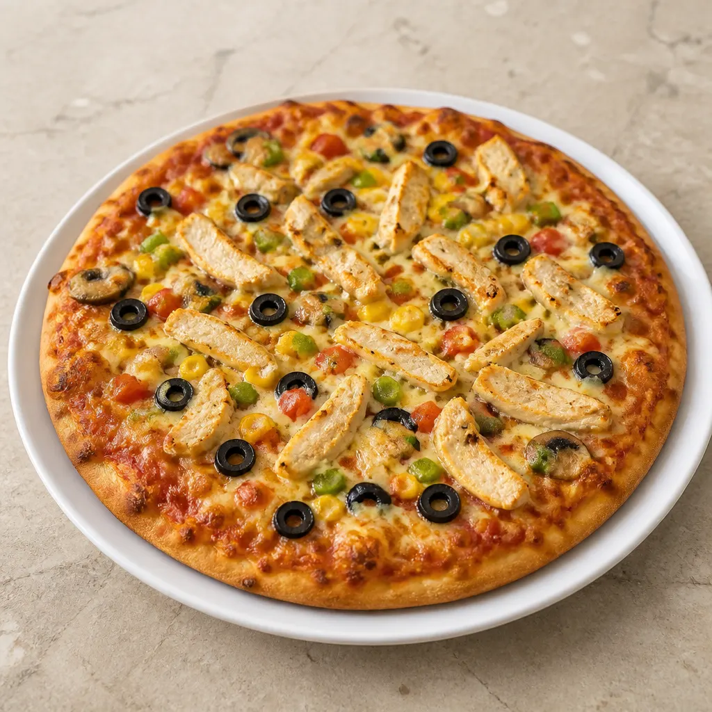 Hähnchenpizza