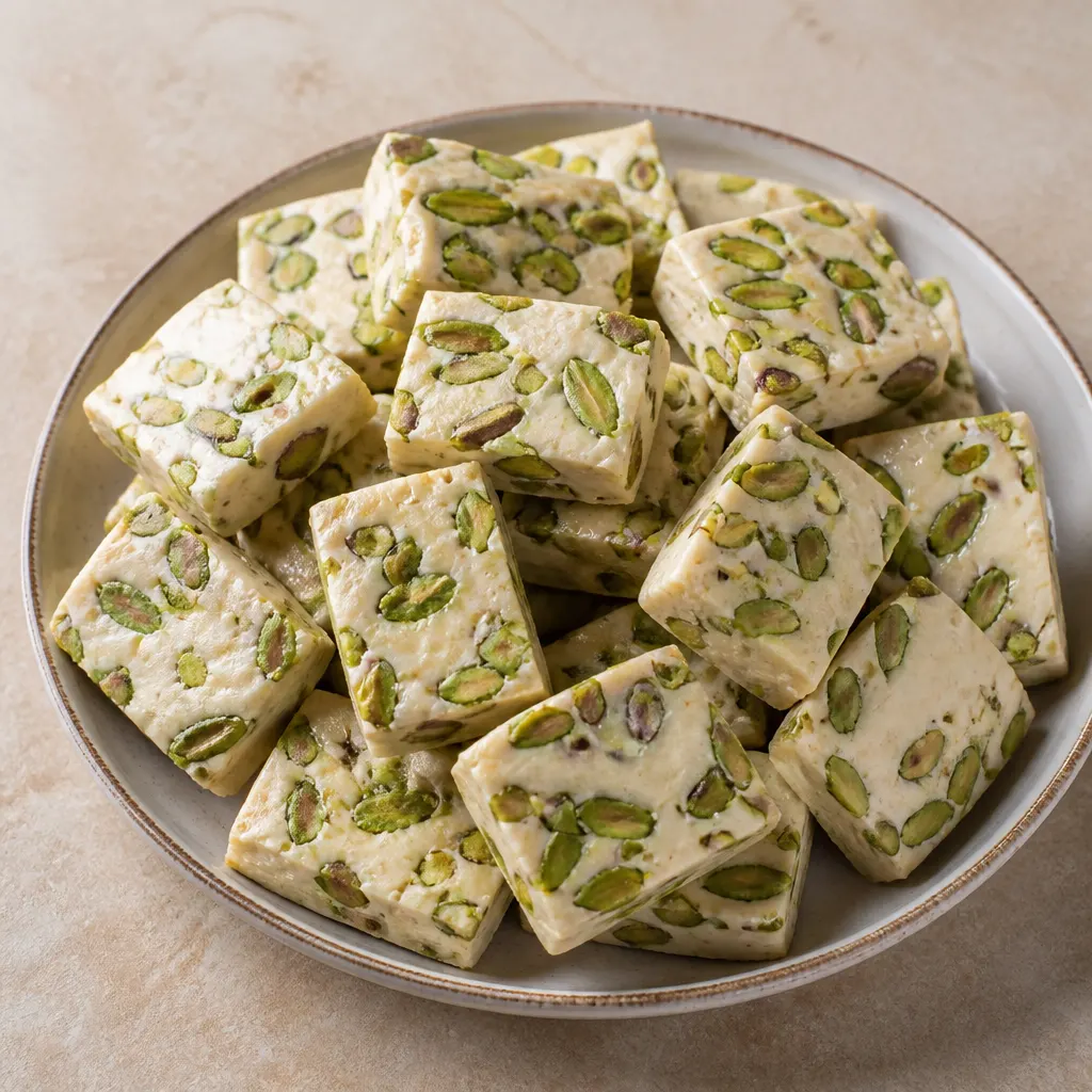Vit nougat