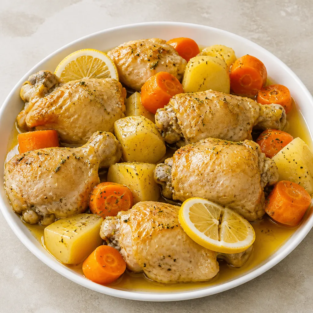 Chicken Thighs with Olive Oil and Lemon
