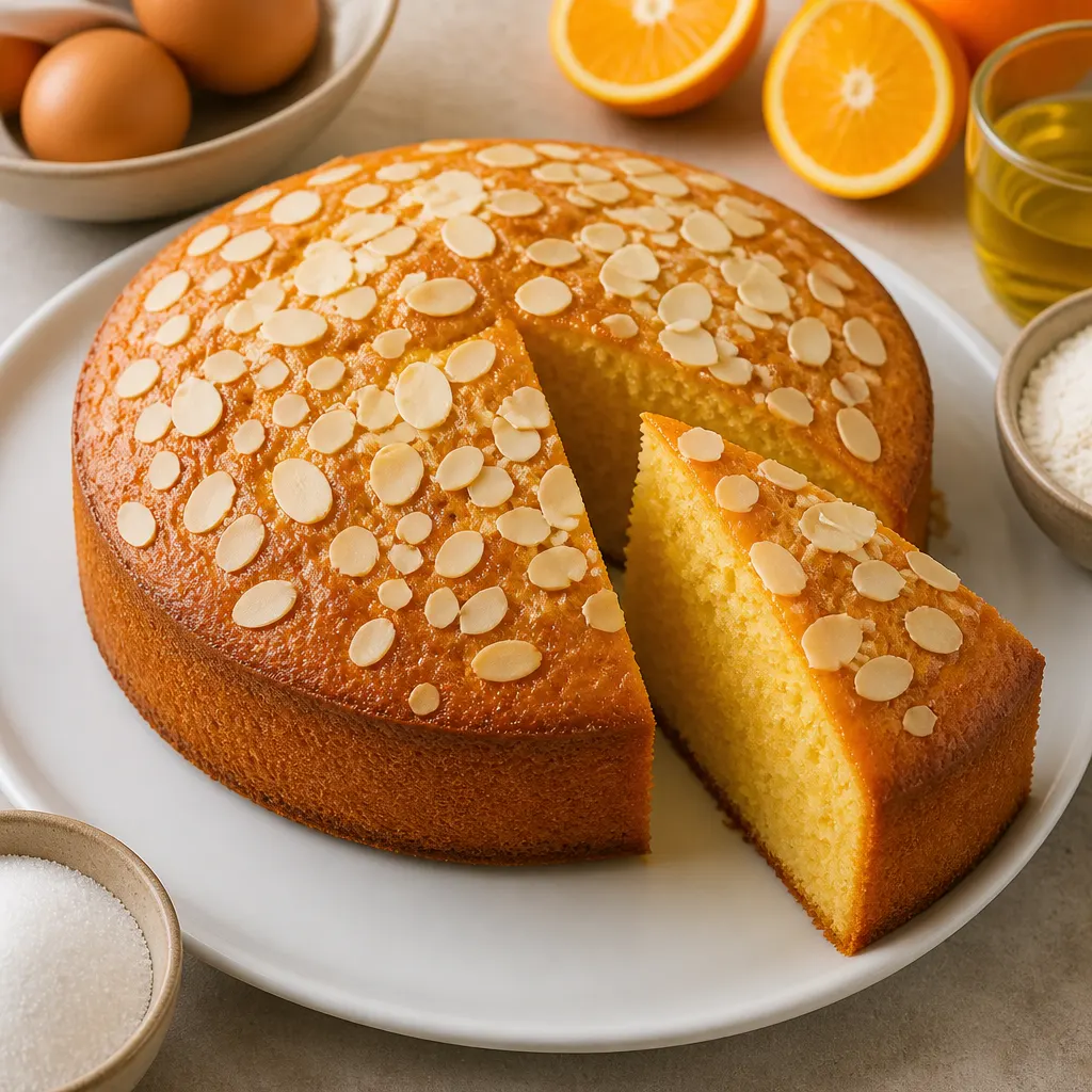 Easy Sponge Orange Cake