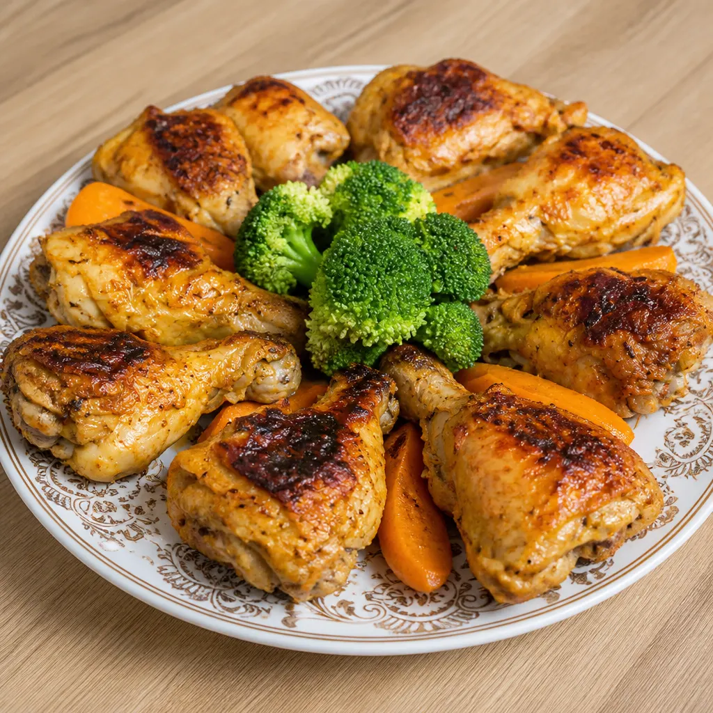 Steamed Grilled Chicken Thighs
