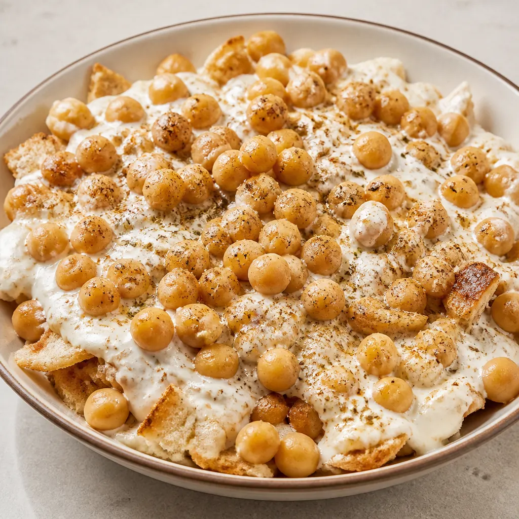 Fatteh with Chickpeas