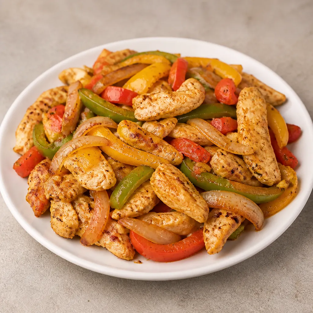 Hähnchen-Fajitas