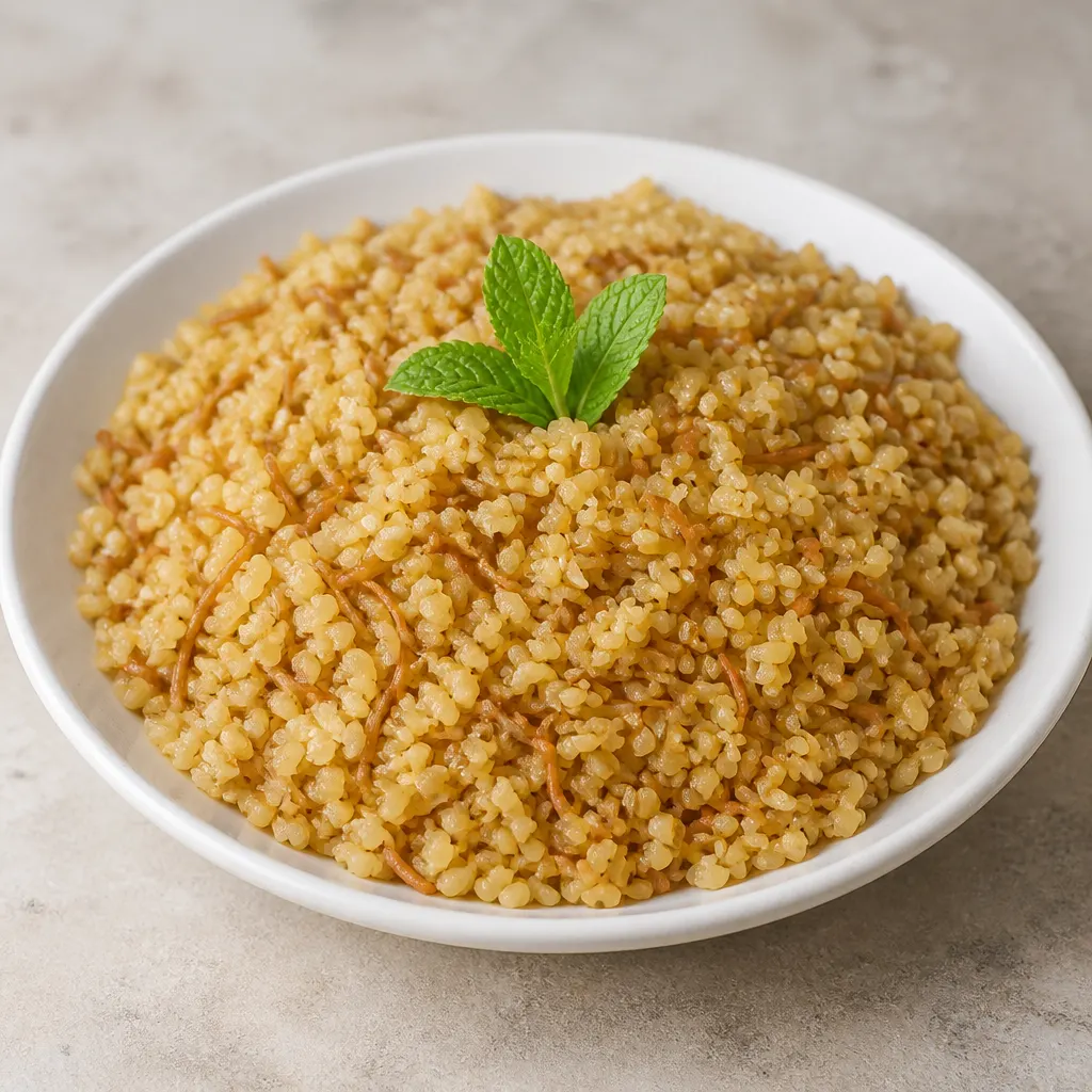 Fluffy Bulgur Pilaf