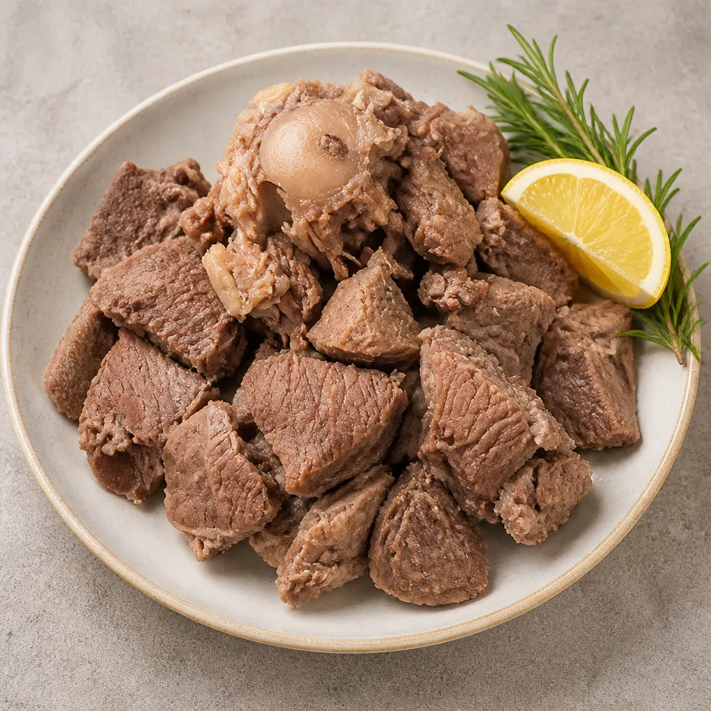 Gekochtes Fleisch