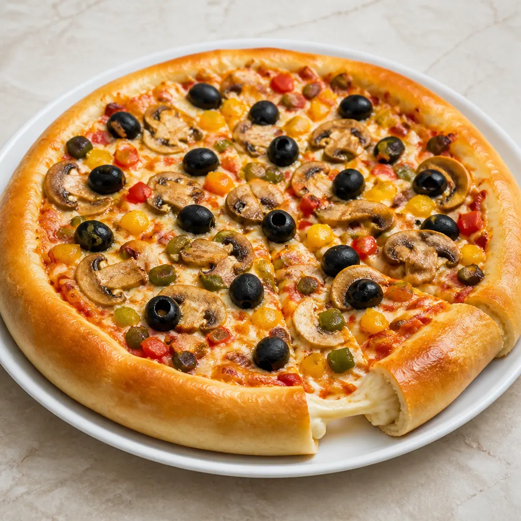 Gevulde pizza