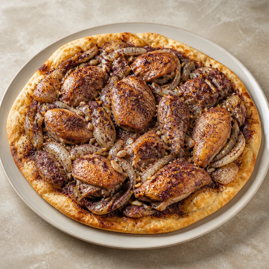 Palestinian Musakhan with Homemade Bread
