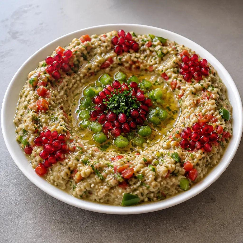 Baba Ghanoush, Eggplant and Vegetable Dip