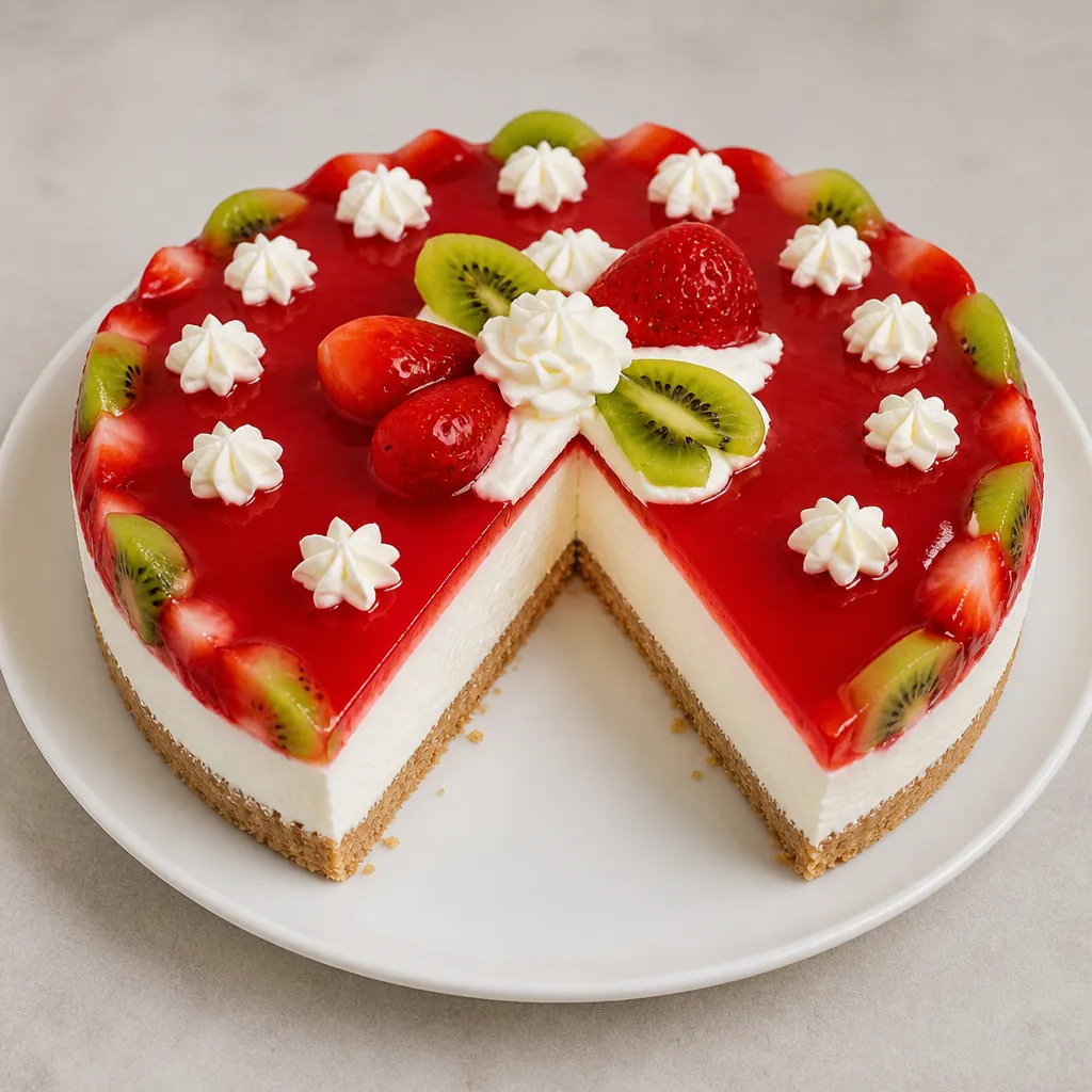Cheesecake sans cuisson et sans œufs