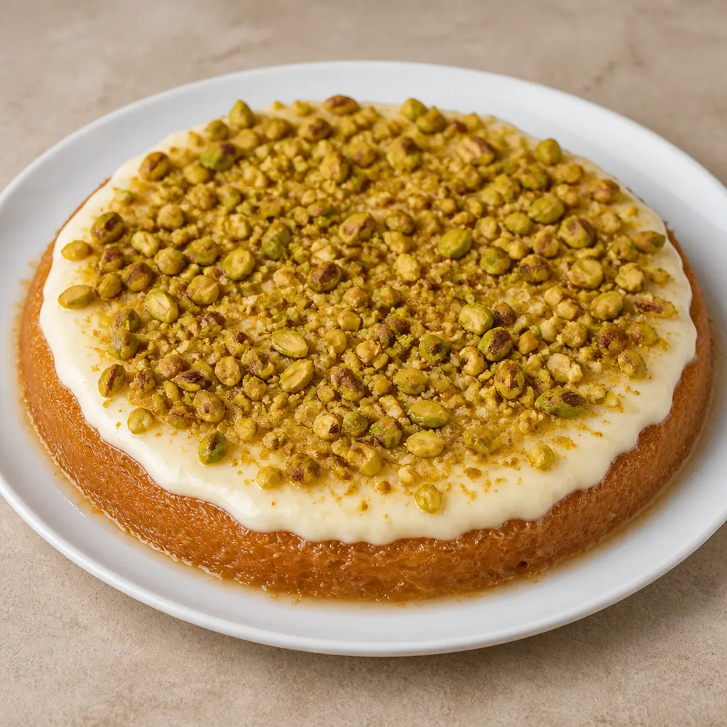 Knafeh with Custard