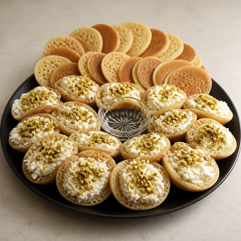 Qatayef Dough with Flour and Semolina