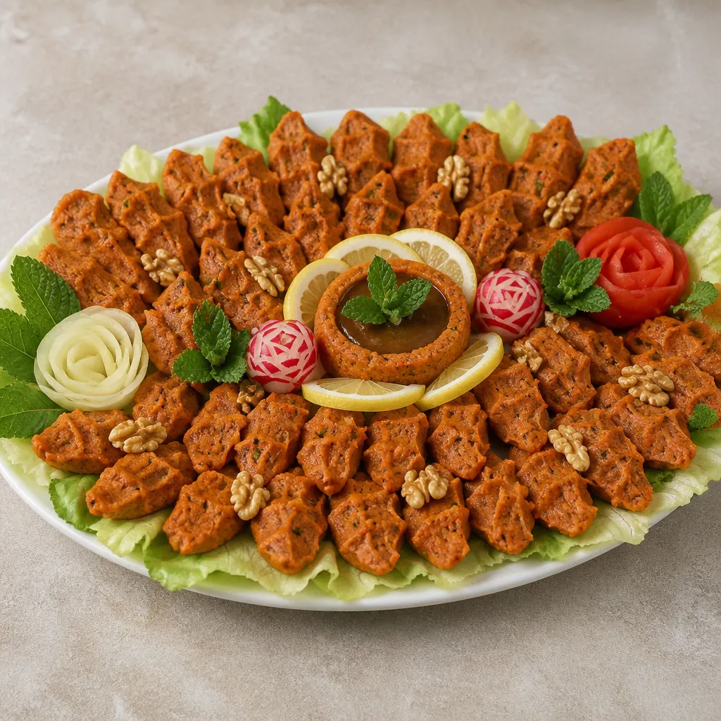 Meatless Raw Kibbeh-Style Bulgur Patties