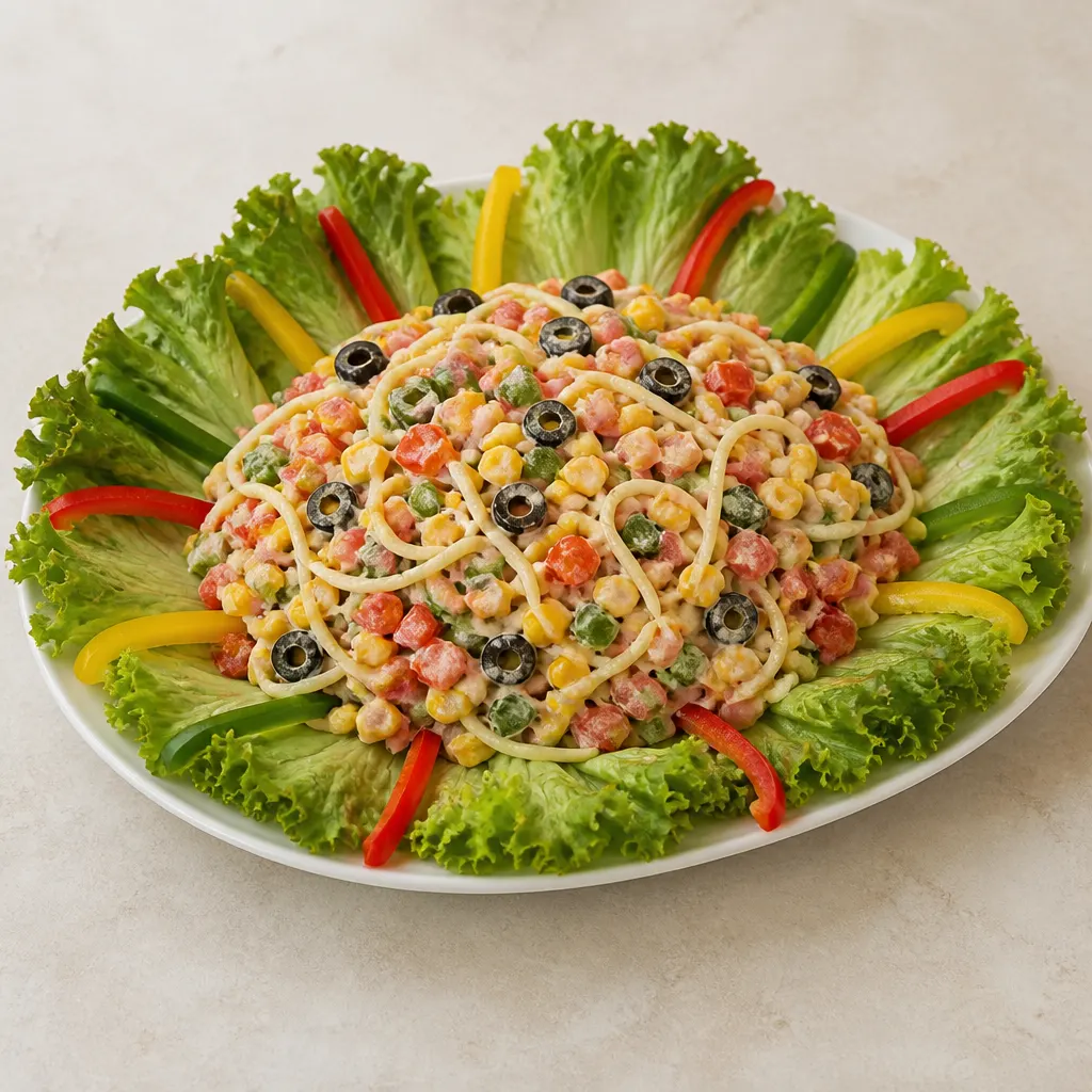 Vegetable Spaghetti Salad