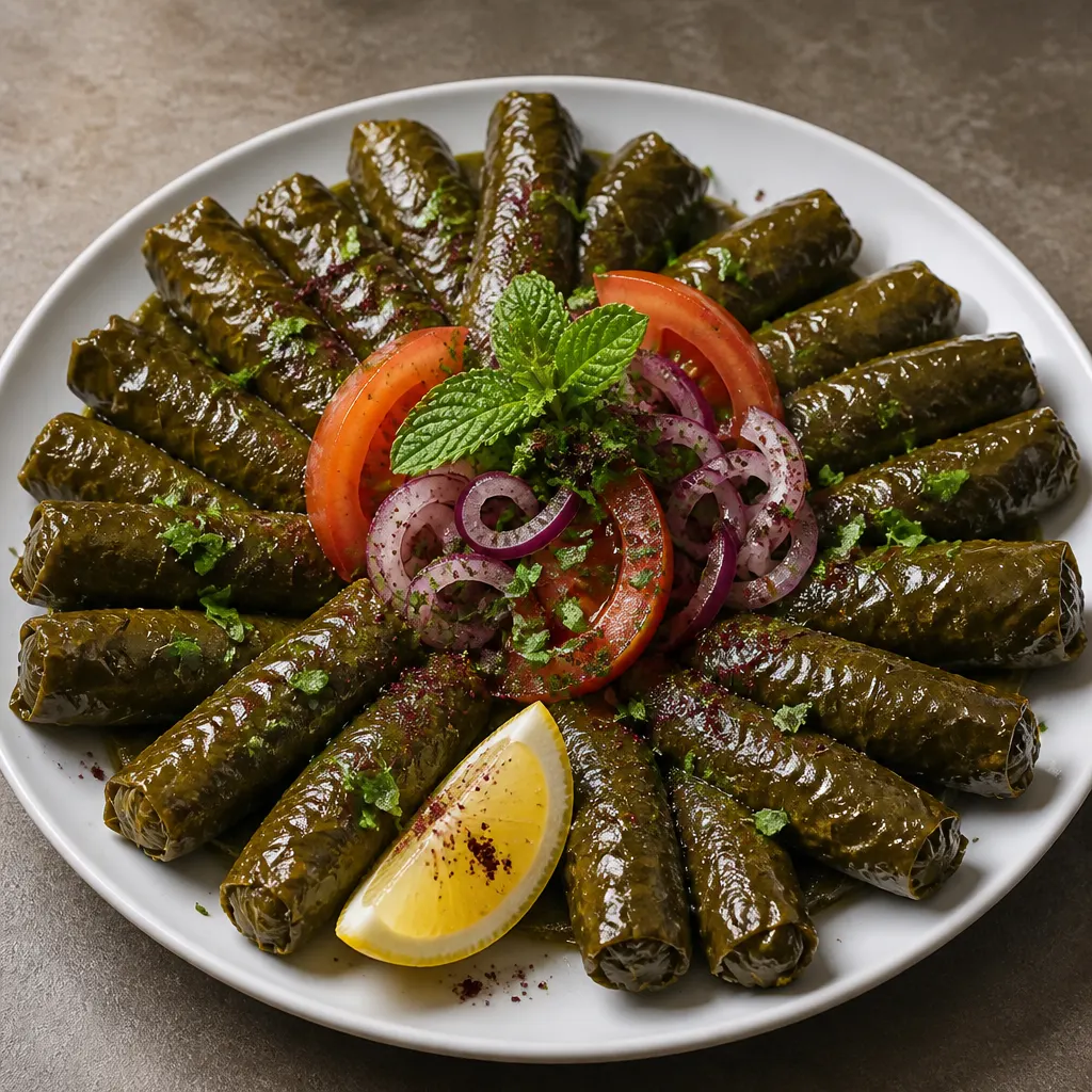 Yalanji (vegetarische gefüllte Weinblätter)